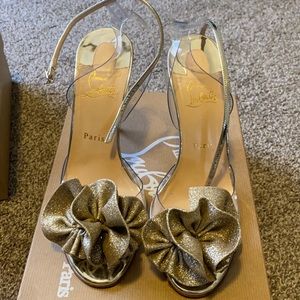 Authentic Christian Louboutin open toe sandals